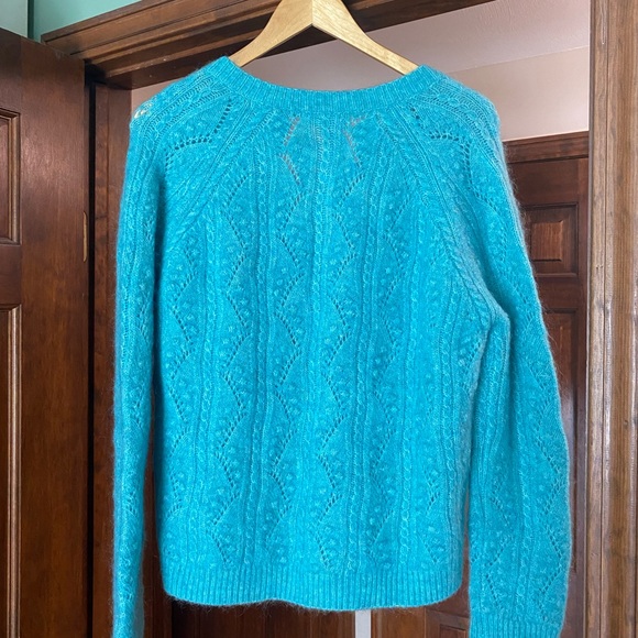 Women's Blue Sezane Sweater - Picture 2 of 5
